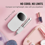 Electric Rechargeable Nail Drill, 35,000RPM Portable Cordless Nail E File Machine, LCD-Display Acrylic Gel V952-CDSMJDMJBXSZQW53MV9