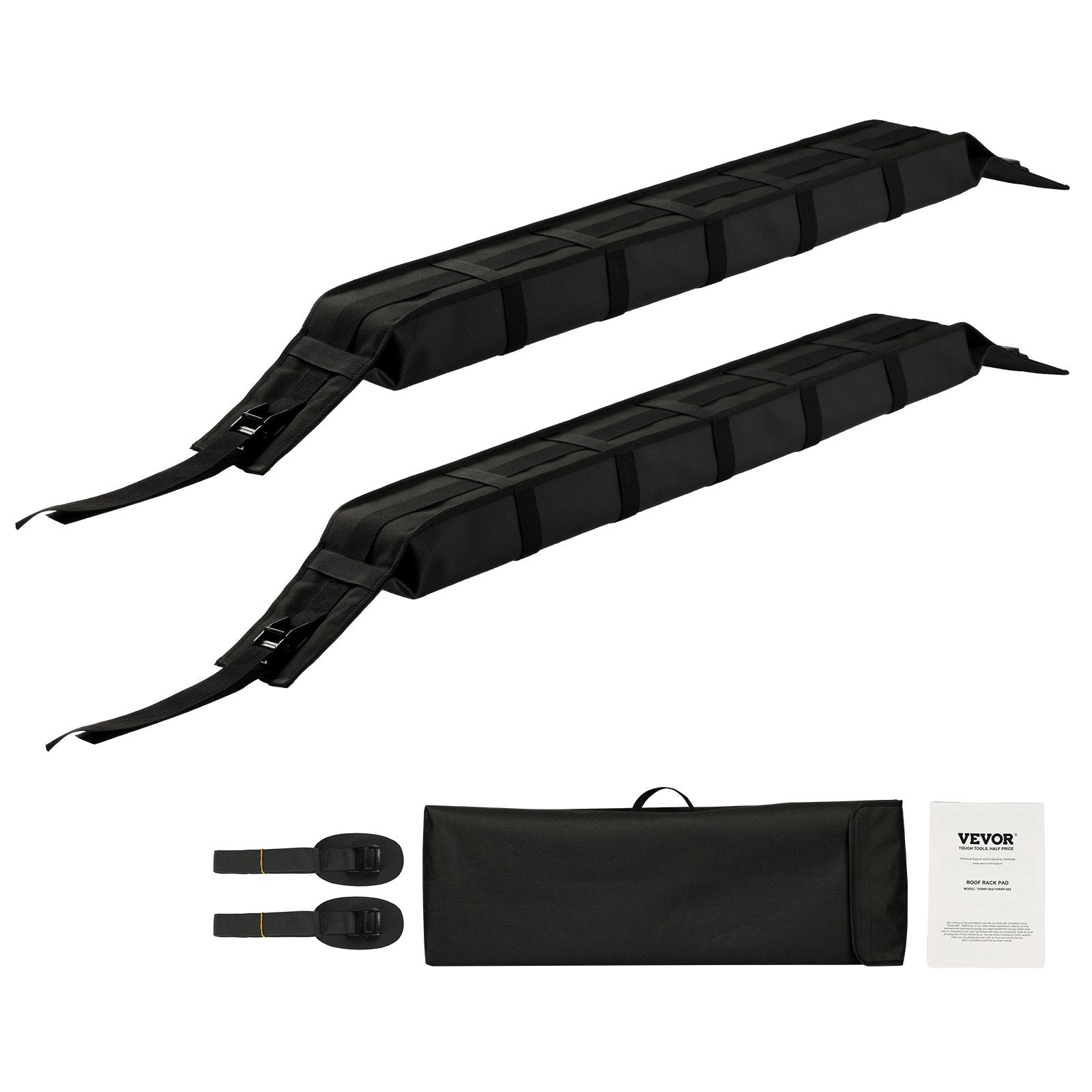 Soft Roof Rack Pads 33in 176lbs Load Capacity for Kayak Canoe Surfboard Luggage V952-CDXLJDWXHGJK88LRSV0