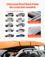 Soft Roof Rack Pads 15.5in 176lbs Load Capacity for Kayak Canoe Surfboard V952-CDXLJDWXHGJKOZKMCV0