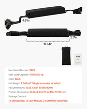 Soft Roof Rack Pads 15.5in 176lbs Load Capacity for Kayak Canoe Surfboard V952-CDXLJDWXHGJKOZKMCV0