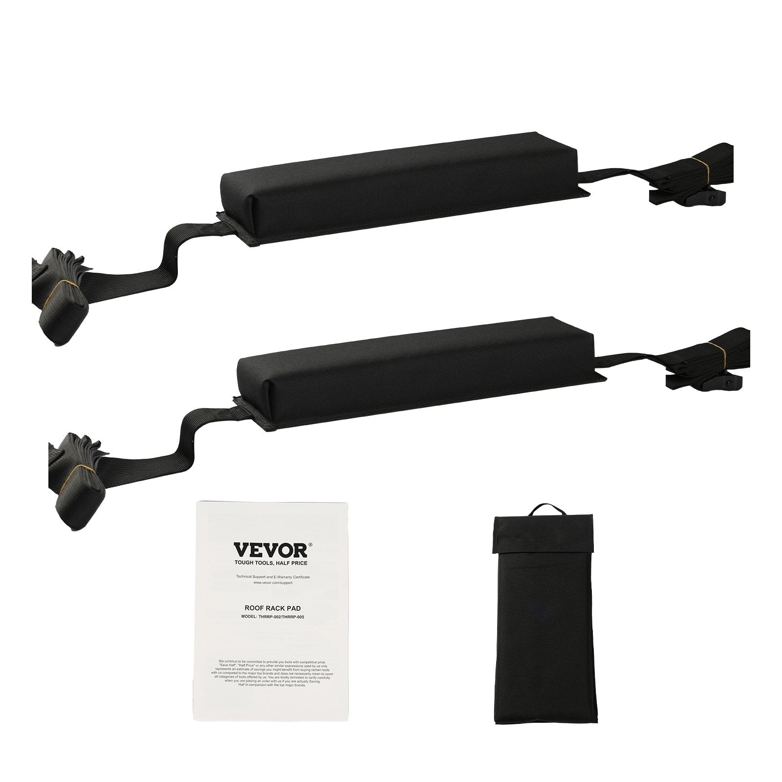 Soft Roof Rack Pads 15.5in 176lbs Load Capacity for Kayak Canoe Surfboard V952-CDXLJDWXHGJKOZKMCV0