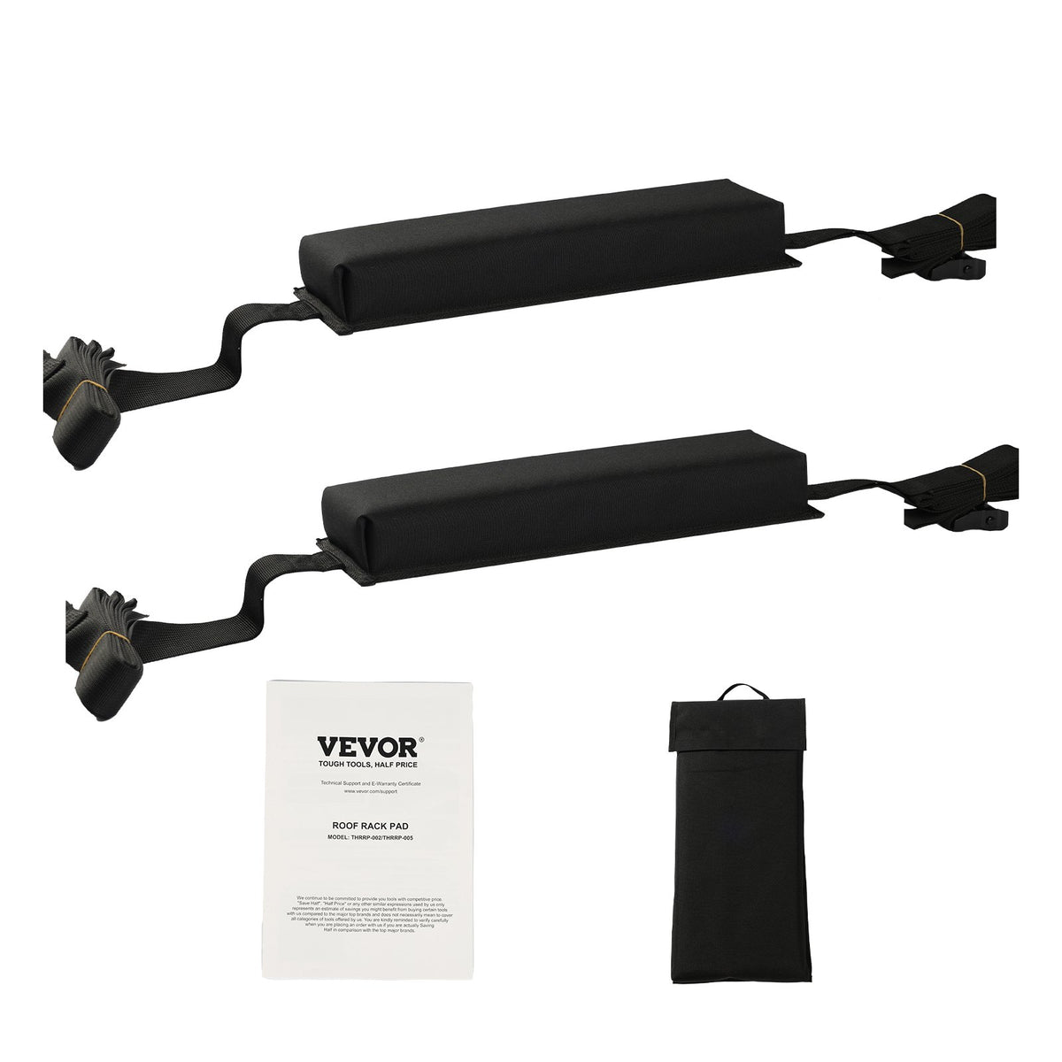 Soft Roof Rack Pads 15.5in 176lbs Load Capacity for Kayak Canoe Surfboard V952-CDXLJDWXHGJKOZKMCV0
