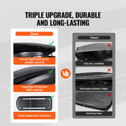 Rooftop Cargo Carrier 220 L Luggage Storage Box ABS for SUVs Cars V952-CDXLXHS8LFYCRA5XPV0