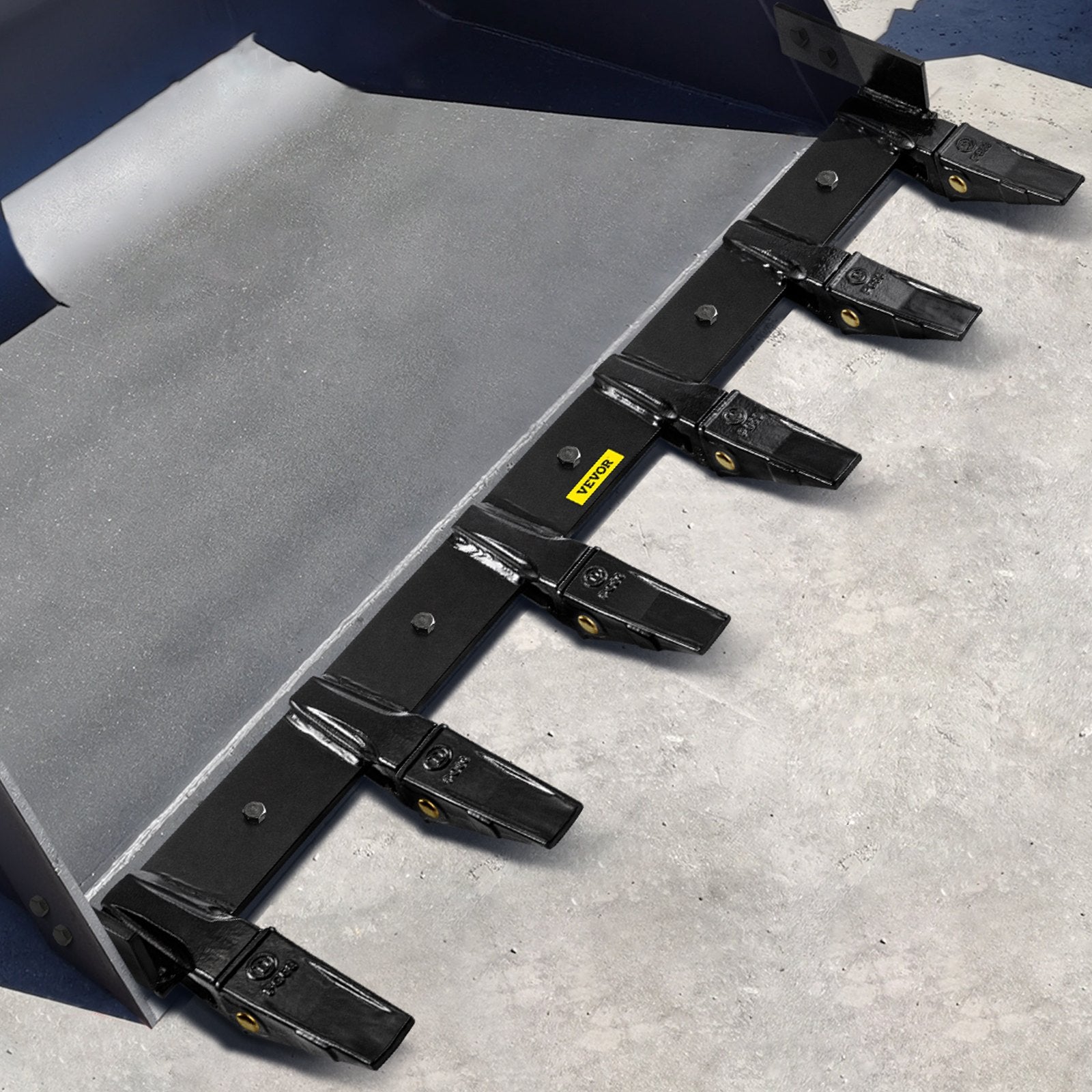 Bucket Tooth Bar, 48in Inside Bucket Width Tractor Bucket Teeth, 9.84in Teeth Space Tooth Bar for Loader V952-CDZTSWJ48INCHETVYV0