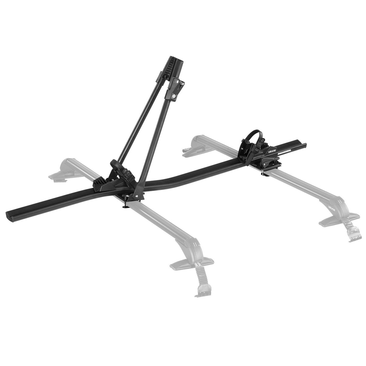 Roof Bike Rack, 15 kg Capacity, Upright Roof Mount Bicycle Rack with Secure Locking System for Most Standard V952-CDZXCJZLFZDC0GA9H001V0