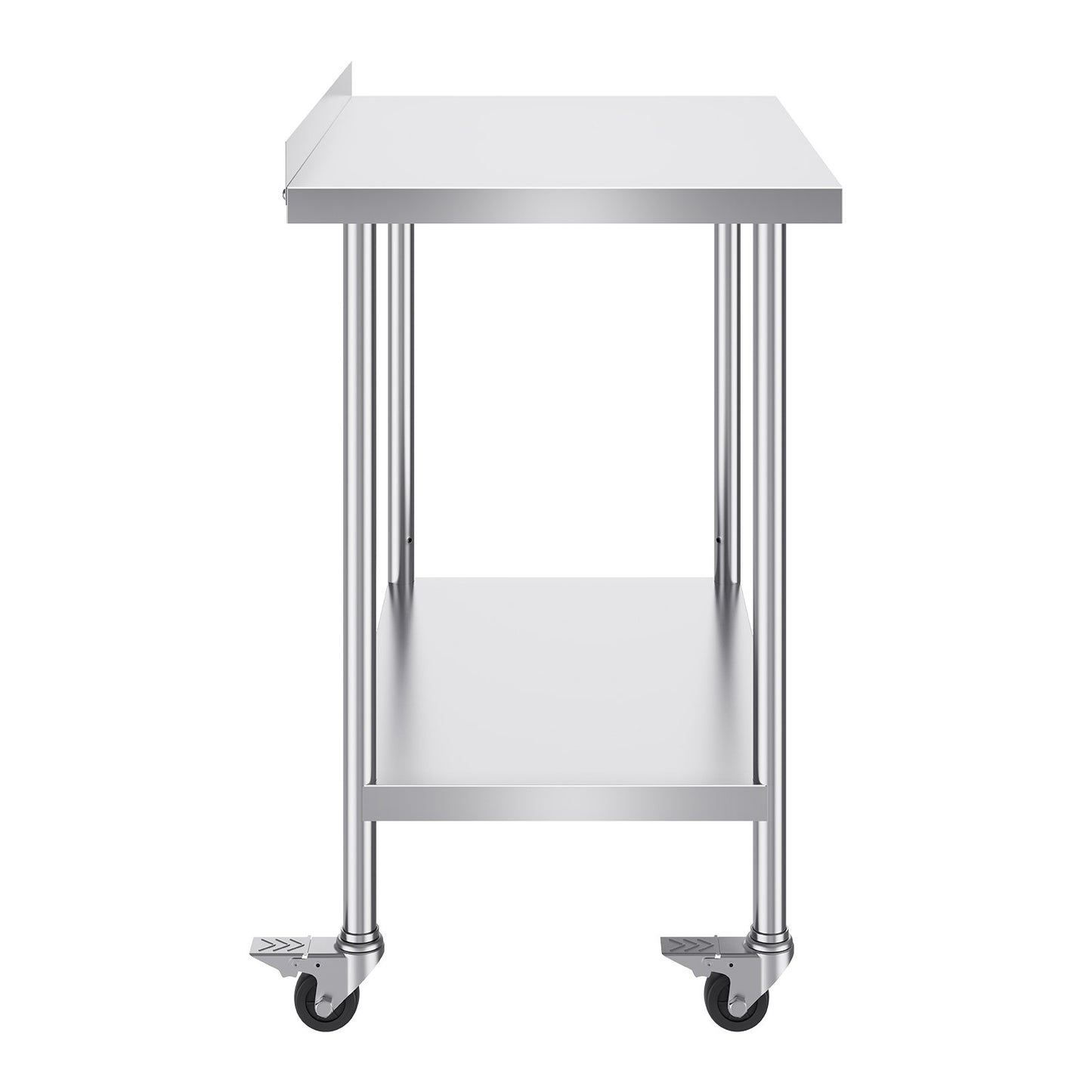24 x 36 x 40 Inch Stainless Steel Work Table, Commercial Food Prep Worktable with Casters, Heavy Duty Prep V952-CFBXGGZTLCDJUI1NFV0