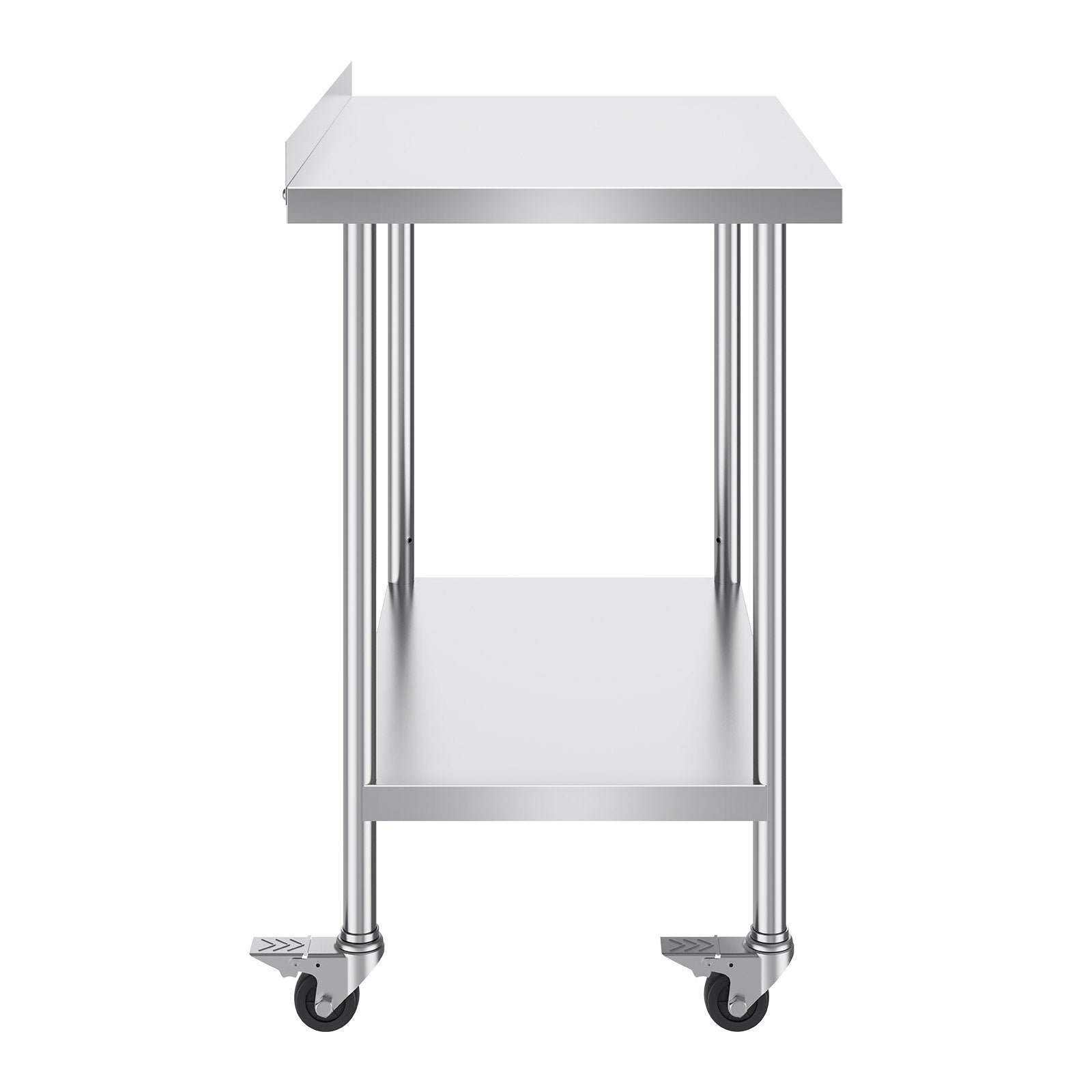 24 x 36 x 40 Inch Stainless Steel Work Table, Commercial Food Prep Worktable with Casters, Heavy Duty Prep V952-CFBXGGZTLCDJUI1NFV0