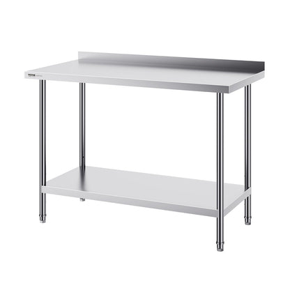 24 x 48 x 36 Inch Stainless Steel Work Table, Commercial Food Prep Worktable Heavy Duty Prep Worktable, Metal V952-CFBXGGZTLCWJ4SWV4V0