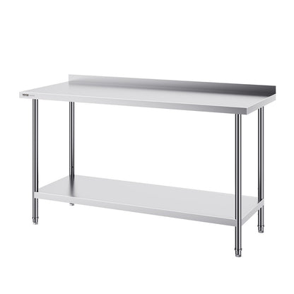 24 x 60 x 36 Inch Stainless Steel Work Table, Commercial Food Prep Worktable Heavy Duty Prep Worktable, Metal V952-CFBXGGZTLCWJ81648V0