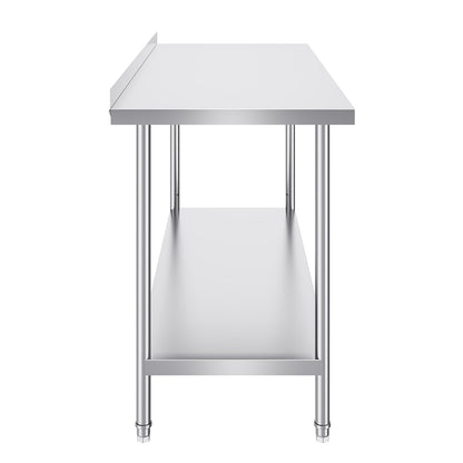 24 x 60 x 36 Inch Stainless Steel Work Table, Commercial Food Prep Worktable Heavy Duty Prep Worktable, Metal V952-CFBXGGZTLCWJ81648V0
