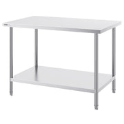 Stainless Steel Prep Table, 30 x 48 x 34 Inch, Heavy Duty Metal Worktable with 3 Adjustable Height Levels, V952-CFBXGGZTLCWJMJYVIV0