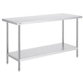 Stainless Steel Work Prep Table Commercial Worktable Food Prep 24x60x34in V952-CFBXGGZTLCWJPPGVSV0