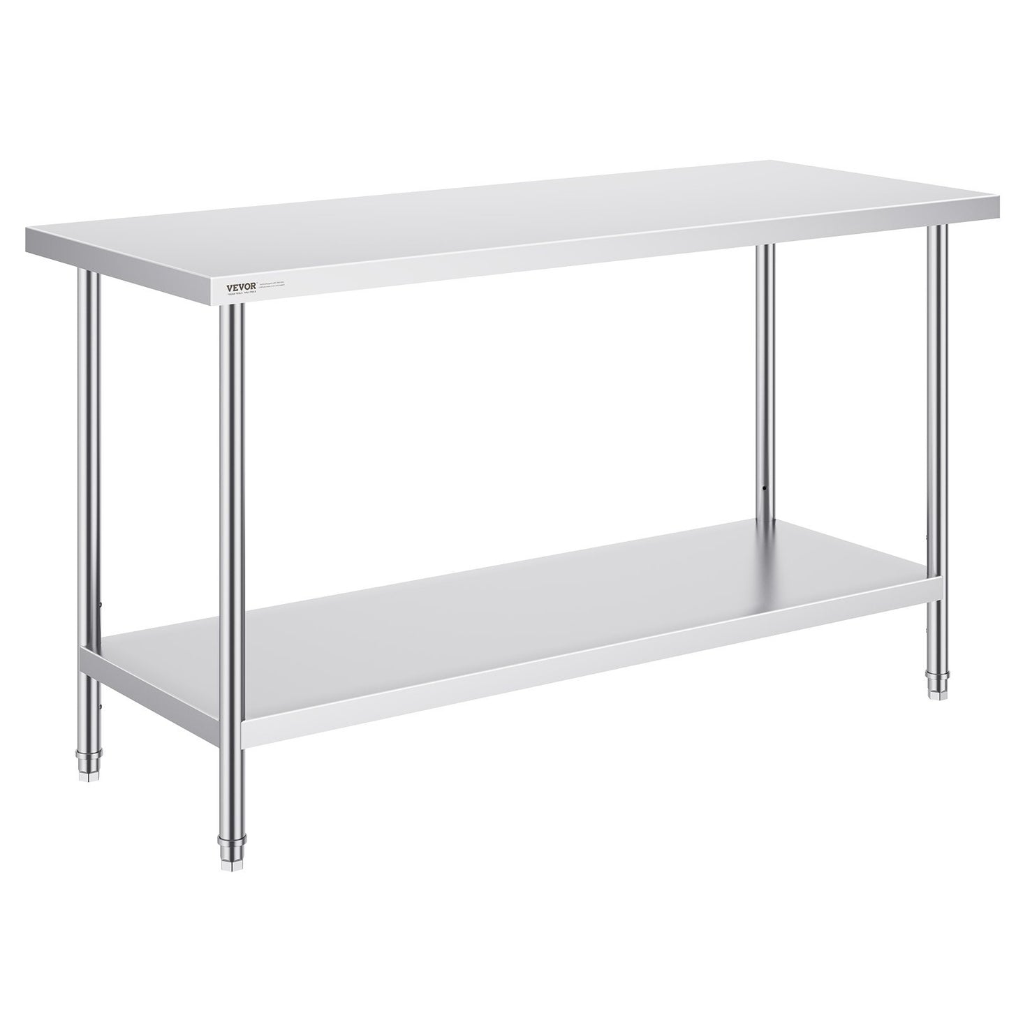 Stainless Steel Work Prep Table Commercial Worktable Food Prep 24x60x34in V952-CFBXGGZTLCWJPPGVSV0