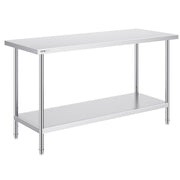 Stainless Steel Work Prep Table Commercial Worktable Food Prep 24x60x34in V952-CFBXGGZTLCWJPPGVSV0