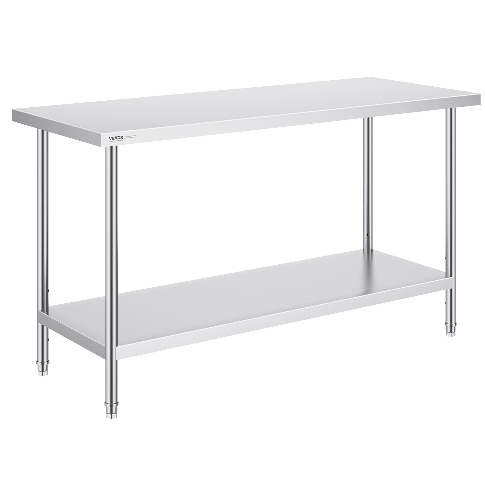 Stainless Steel Work Prep Table Commercial Worktable Food Prep 24x60x34in V952-CFBXGGZTLCWJPPGVSV0