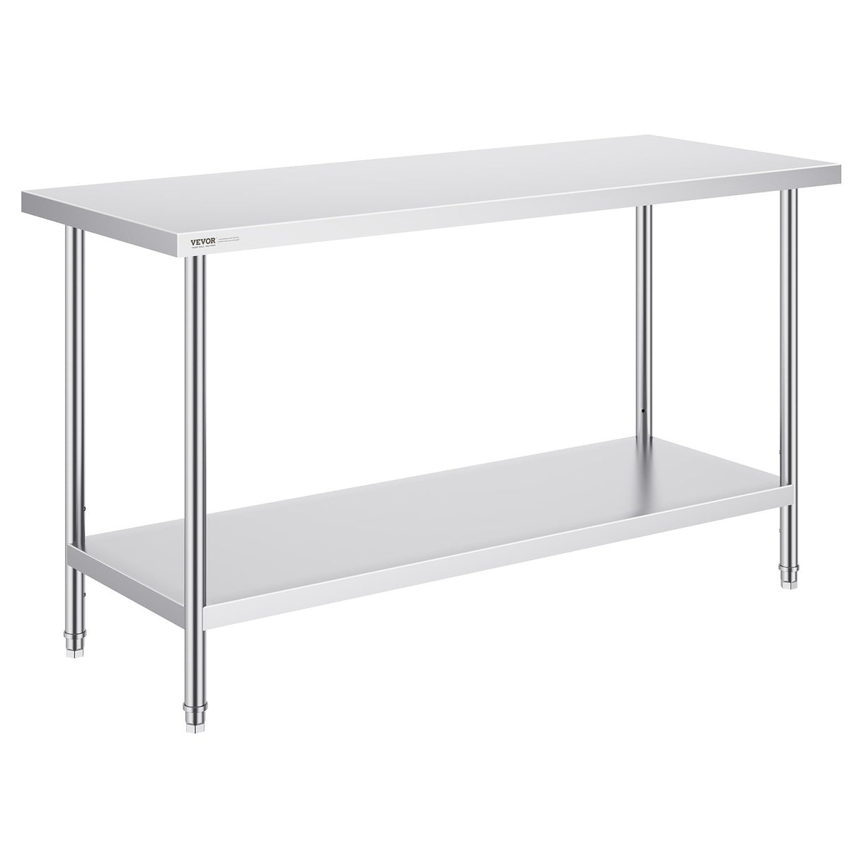 Stainless Steel Work Prep Table Commercial Worktable Food Prep 24x60x34in V952-CFBXGGZTLCWJPPGVSV0