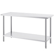 Stainless Steel Work Prep Table Commercial Worktable Food Prep 24x60x34in V952-CFBXGGZTLCWJPPGVSV0