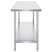Stainless Steel Work Prep Table Commercial Worktable Food Prep 24x60x34in V952-CFBXGGZTLCWJPPGVSV0