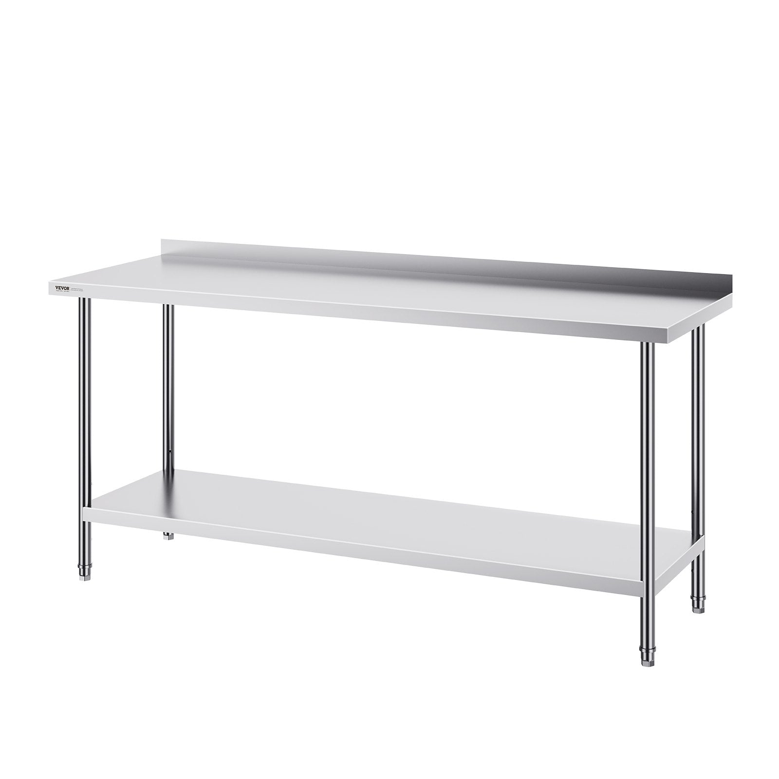 24 x 72 x 36 Inch Stainless Steel Work Table, Commercial Food Prep Worktable Heavy Duty Prep Worktable, Metal V952-CFBXGGZTLCWJWN757V0
