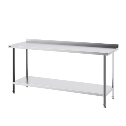 24 x 72 x 36 Inch Stainless Steel Work Table, Commercial Food Prep Worktable Heavy Duty Prep Worktable, Metal V952-CFBXGGZTLCWJWN757V0