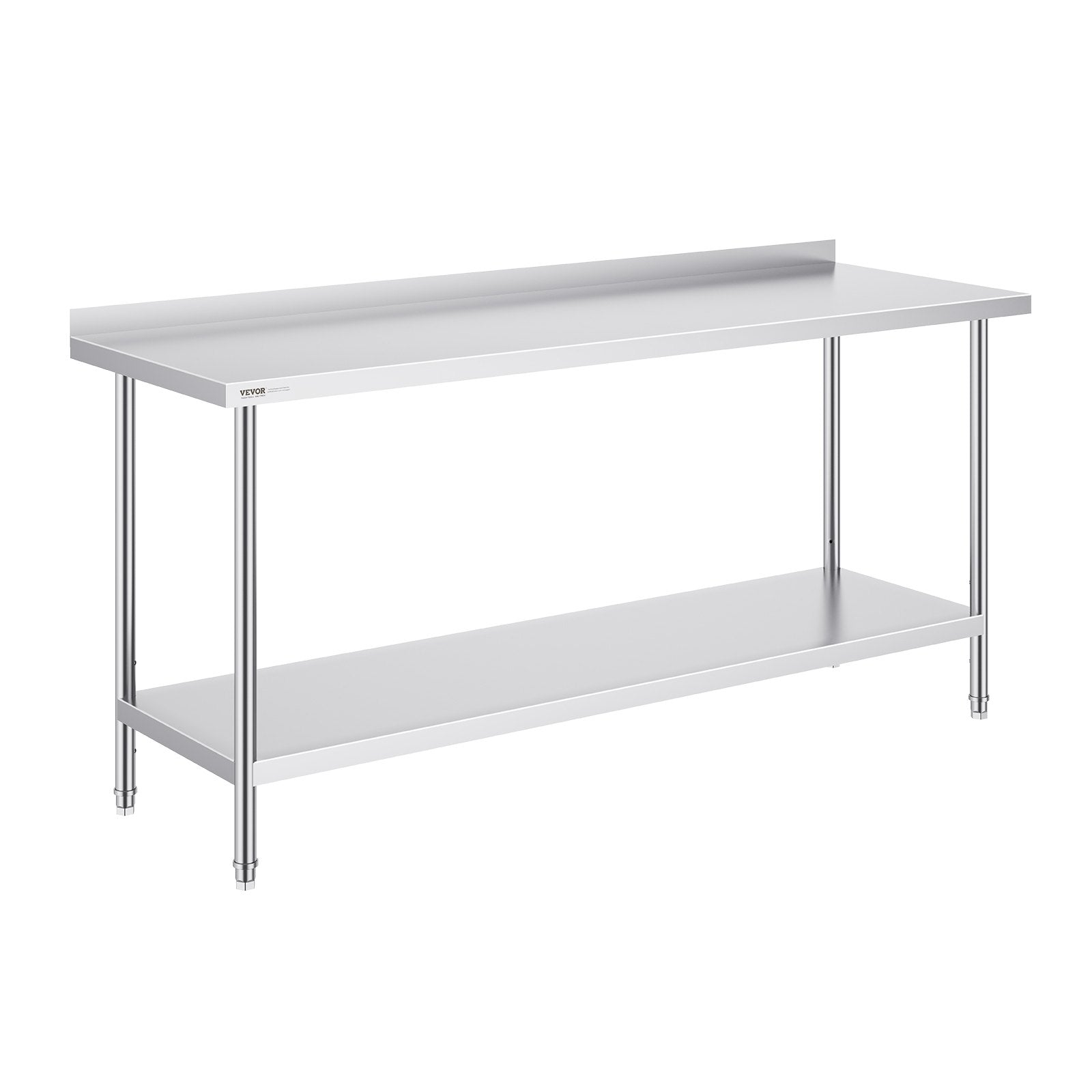 24 x 72 x 36 Inch Stainless Steel Work Table, Commercial Food Prep Worktable Heavy Duty Prep Worktable, Metal V952-CFBXGGZTLCWJWN757V0
