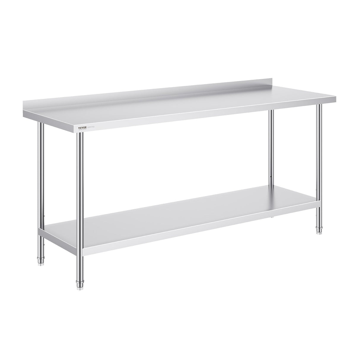 24 x 72 x 36 Inch Stainless Steel Work Table, Commercial Food Prep Worktable Heavy Duty Prep Worktable, Metal V952-CFBXGGZTLCWJWN757V0