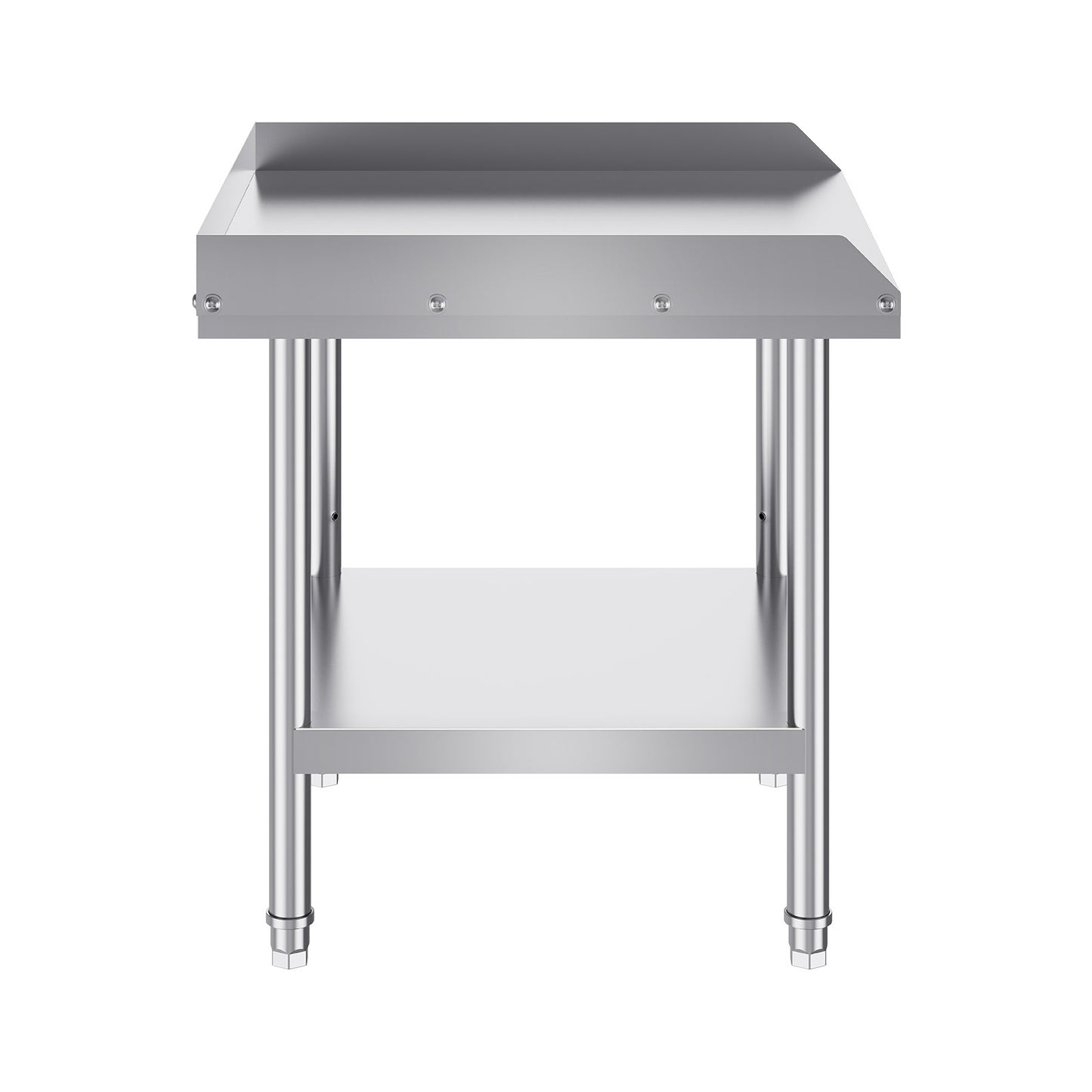 Stainless Steel Work Table, 24 x 24 x 26 Inch Commercial Food Prep Worktable, 3-Sided Backsplash Heavy Duty V952-CFBXGGZTSBT2DPGGMV0