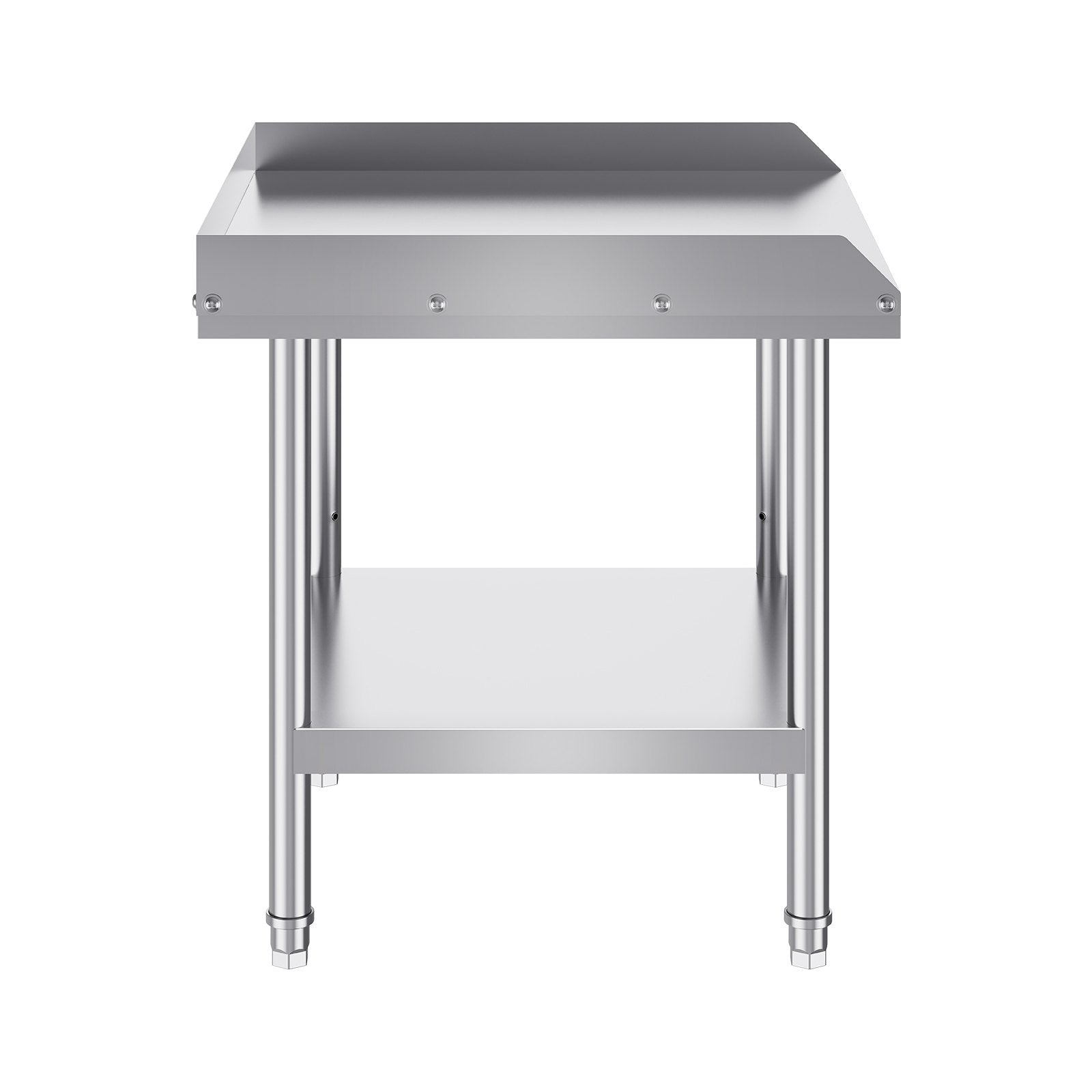 Stainless Steel Work Table, 24 x 24 x 26 Inch Commercial Food Prep Worktable, 3-Sided Backsplash Heavy Duty V952-CFBXGGZTSBT2DPGGMV0