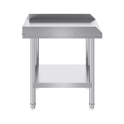 Stainless Steel Work Table, 24 x 24 x 26 Inch Commercial Food Prep Worktable, 3-Sided Backsplash Heavy Duty V952-CFBXGGZTSBT2DPGGMV0