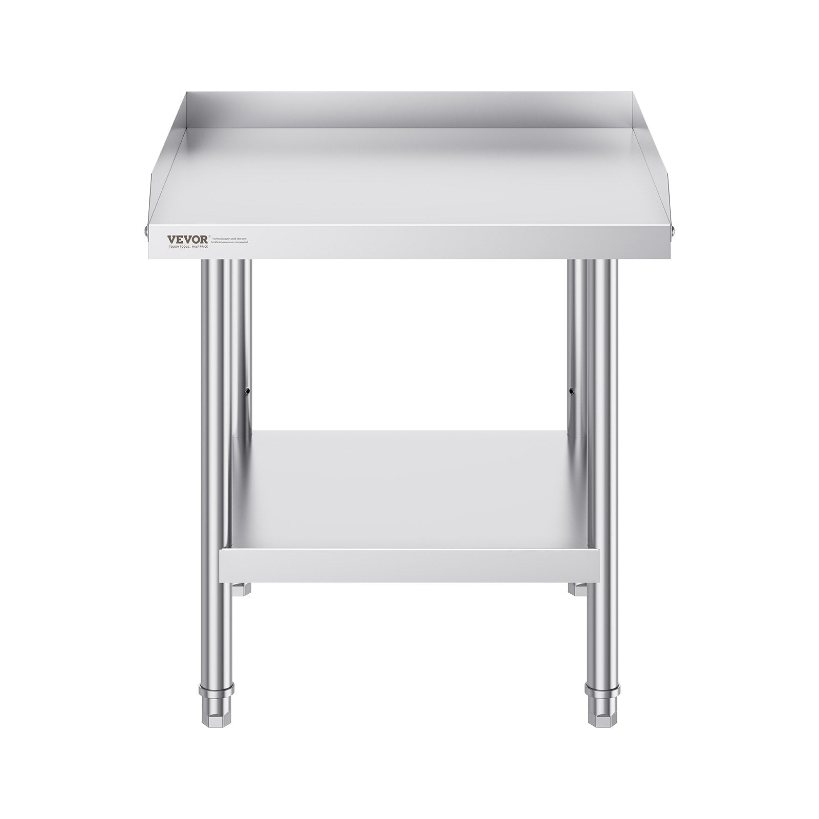 Stainless Steel Work Table, 24 x 24 x 26 Inch Commercial Food Prep Worktable, 3-Sided Backsplash Heavy Duty V952-CFBXGGZTSBT2DPGGMV0