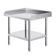 Stainless Steel Work Table, 24 x 28 x 26 Inch Commercial Food Prep Worktable, 3-Sided Backsplash Heavy Duty V952-CFBXGGZTSBT2QR0IEV0