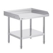 Stainless Steel Work Table, 24 x 28 x 26 Inch Commercial Food Prep Worktable, 3-Sided Backsplash Heavy Duty V952-CFBXGGZTSBT2QR0IEV0