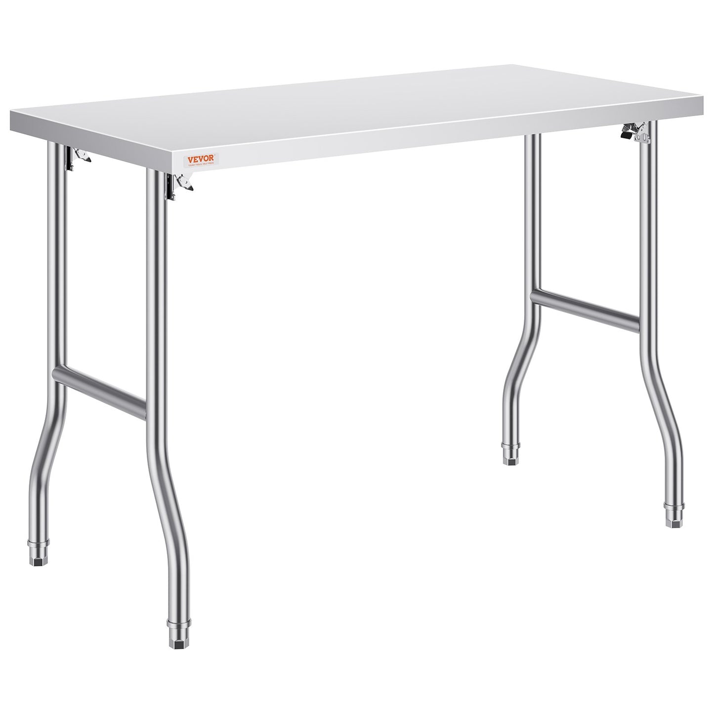 Stainless Steel Kitchen Bench Folding Commercial Prep Table 1220x610 mm V952-CFGZT24X48YC00001V0