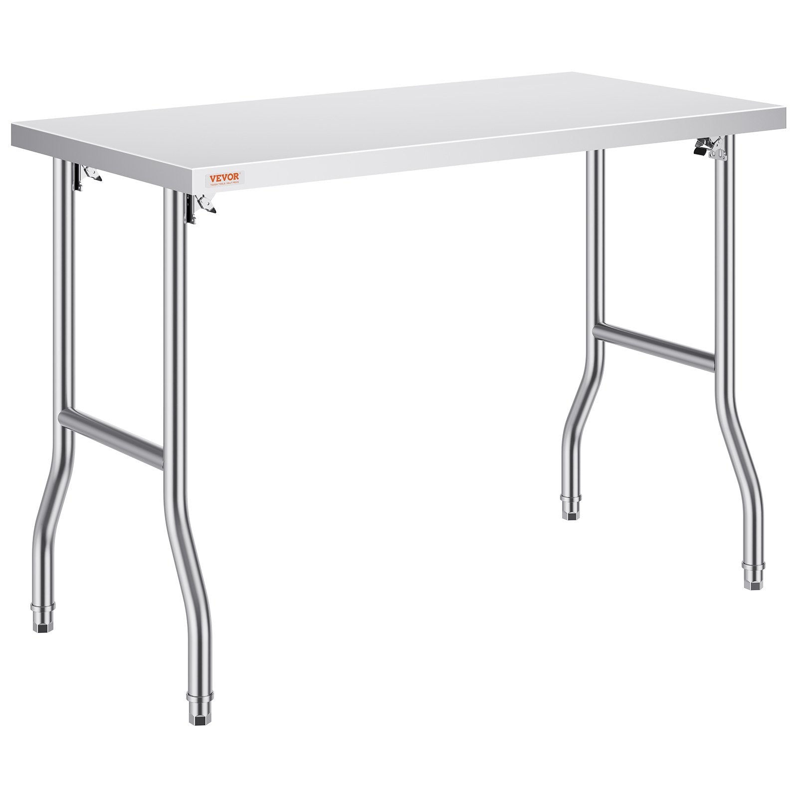 Stainless Steel Kitchen Bench Folding Commercial Prep Table 1220x610 mm V952-CFGZT24X48YC00001V0