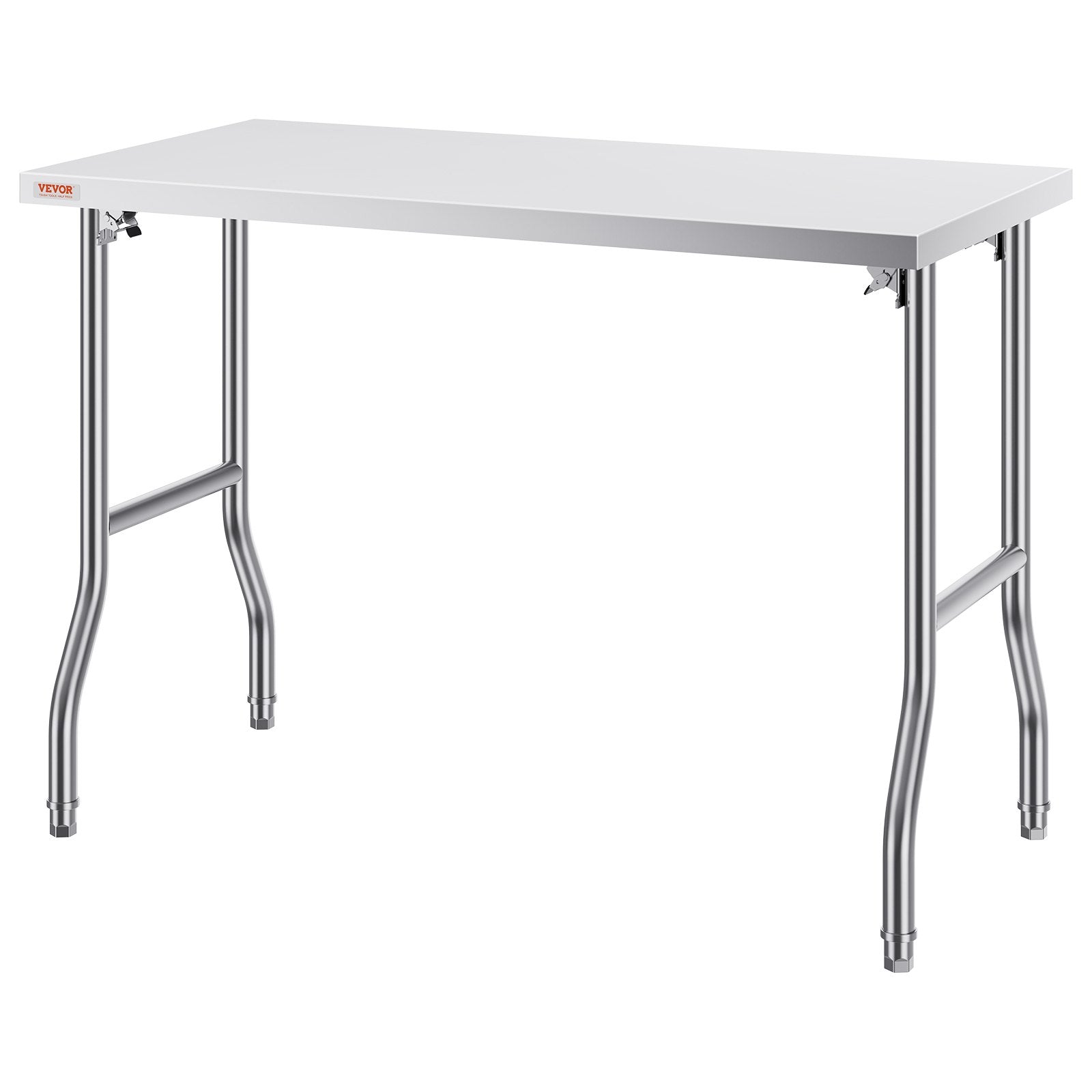 Stainless Steel Kitchen Bench Folding Commercial Prep Table 1220x610 mm V952-CFGZT24X48YC00001V0
