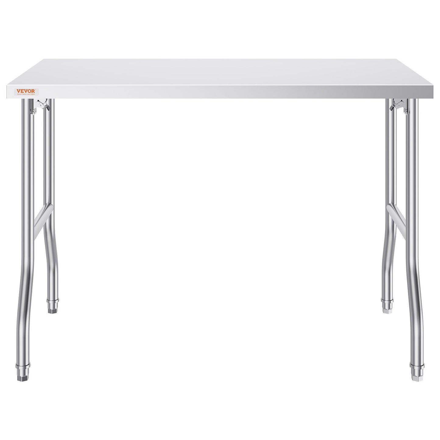 Stainless Steel Kitchen Bench Folding Commercial Prep Table 1220x610 mm V952-CFGZT24X48YC00001V0