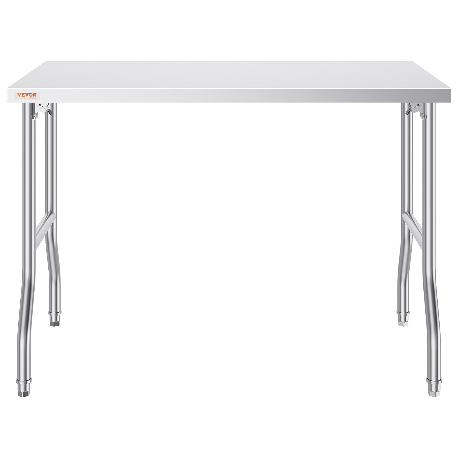 Stainless Steel Kitchen Bench Folding Commercial Prep Table 1220x610 mm V952-CFGZT24X48YC00001V0