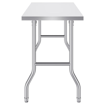 Stainless Steel Kitchen Bench Folding Commercial Prep Table 1220x610 mm V952-CFGZT24X48YC00001V0