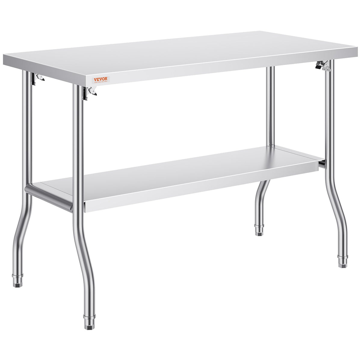 Commercial Worktable Workstation Folding Commercial Prep Table 1220x610 mm V952-CFGZT48X24YC00001V0