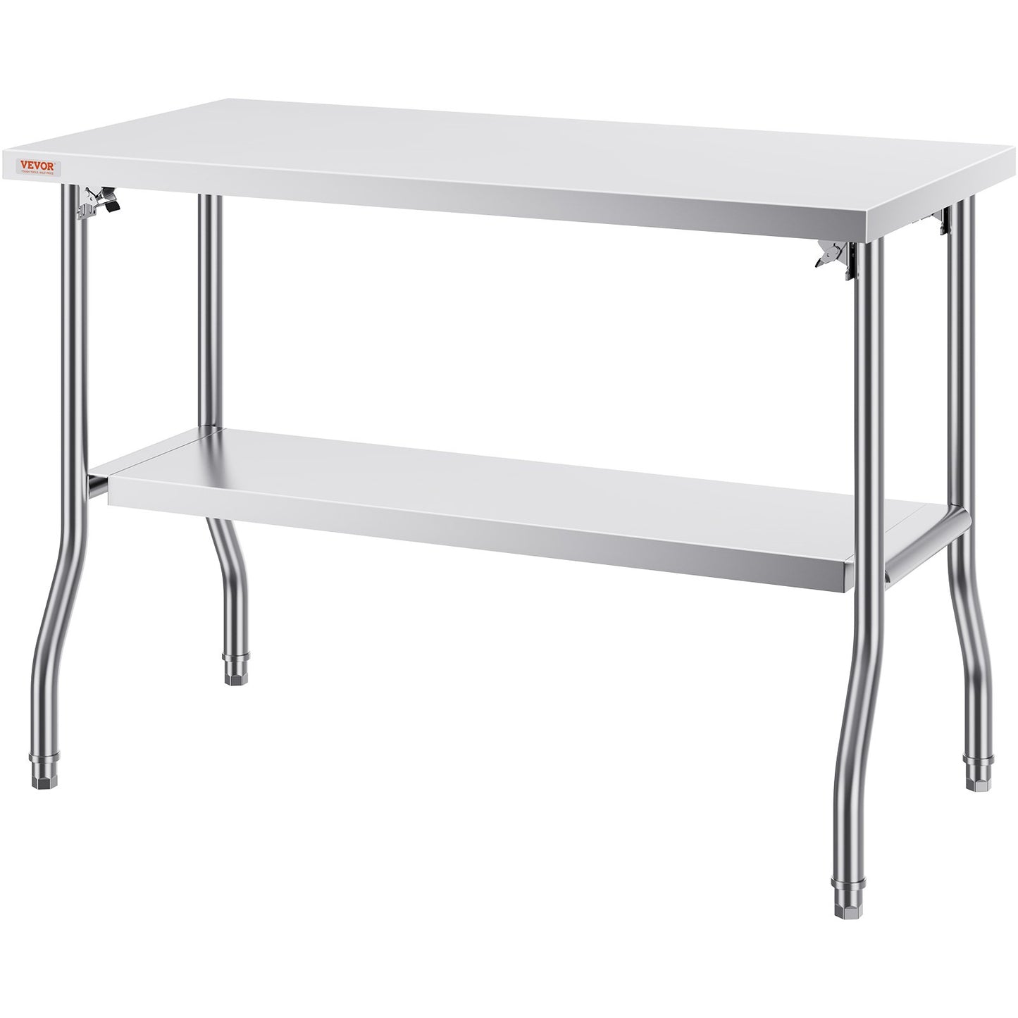 Commercial Worktable Workstation Folding Commercial Prep Table 1220x610 mm V952-CFGZT48X24YC00001V0
