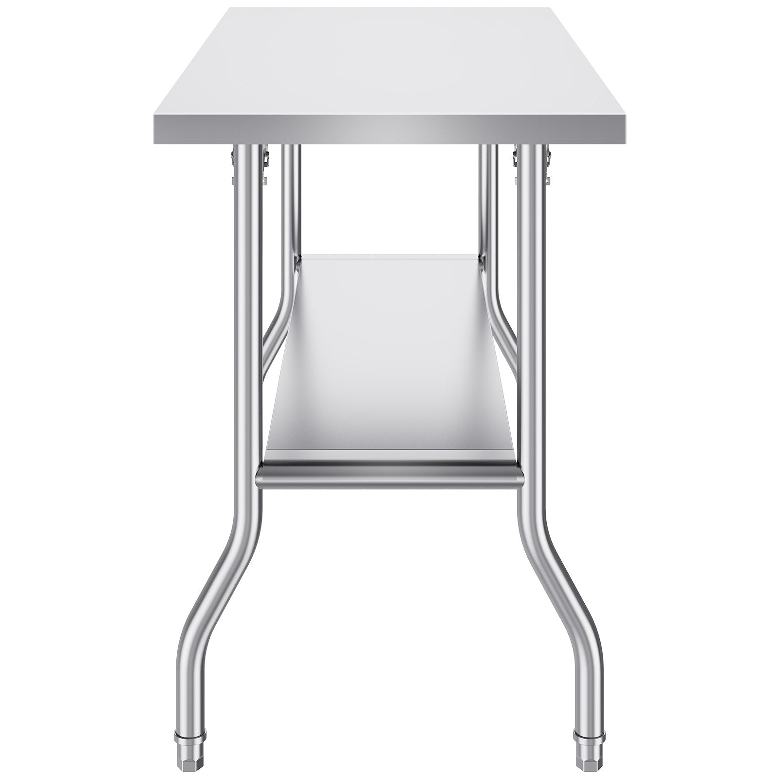 Commercial Worktable Workstation Folding Commercial Prep Table 1220x610 mm V952-CFGZT48X24YC00001V0