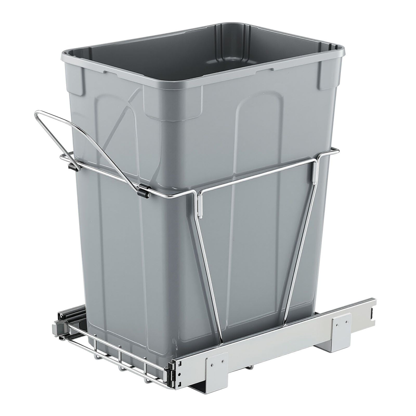 Pullout Trash Can for Kitchen Cabinets, Garbage Waste Recycling Bin, Under Mount Waste Container, with Heavy V952-CFLJTDTDTHSWA5O0YV0