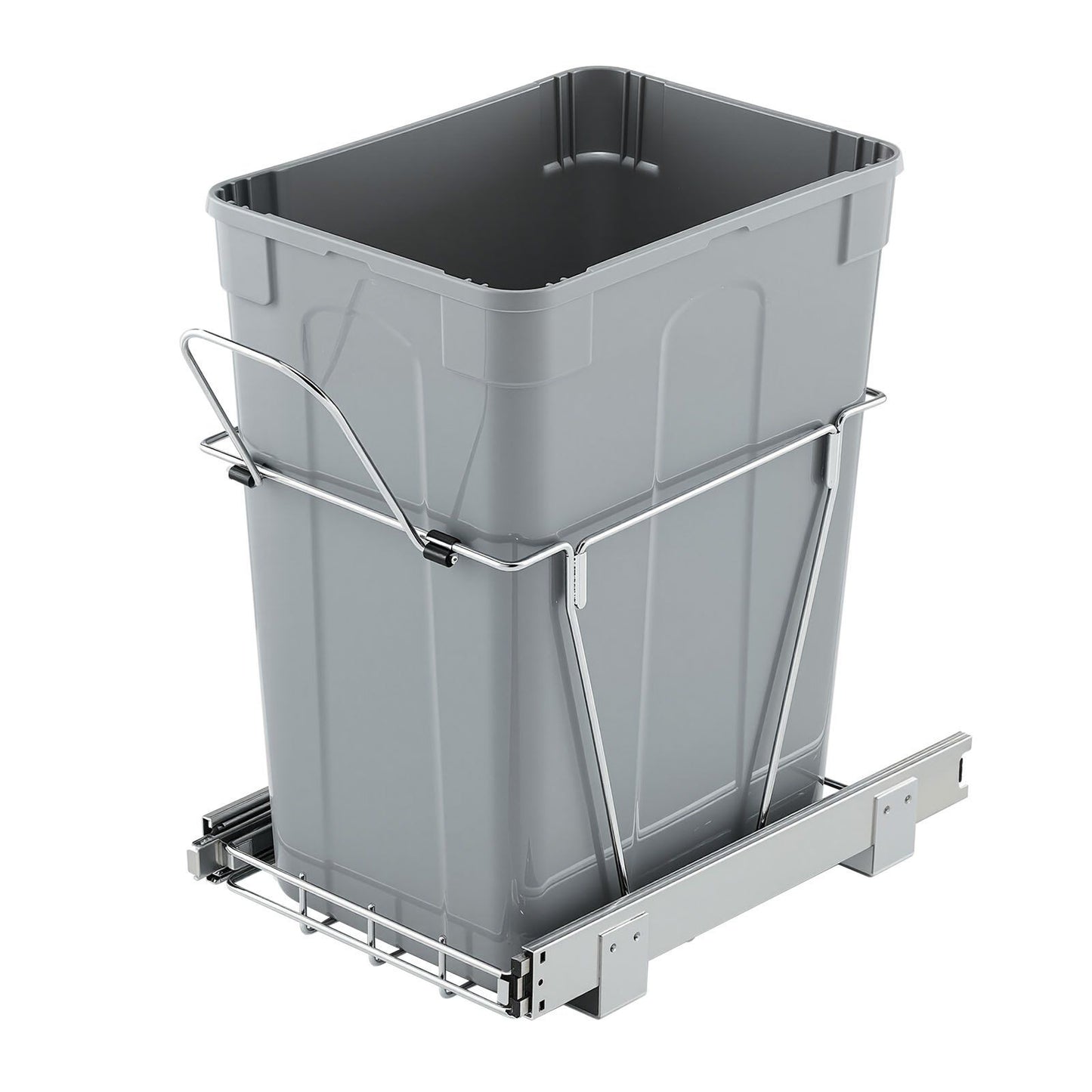 Pullout Trash Can for Kitchen Cabinets, Garbage Waste Recycling Bin, Under Mount Waste Container, with Heavy V952-CFLJTDTDTHSWA5O0YV0