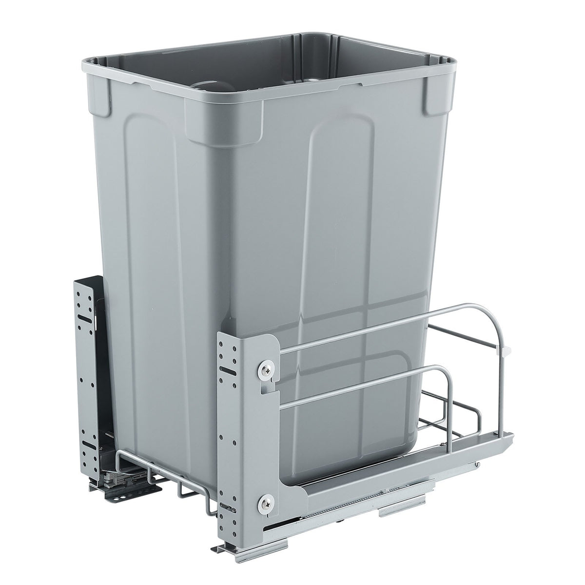 Pullout Trash Can for Kitchen Cabinets, Garbage Waste Recycling Bin, Under Mount Waste Container, with Heavy V952-CFLJTDTDTHSYKL1U7V0