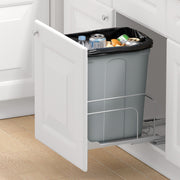 Pullout Trash Can for Kitchen Cabinets, Garbage Waste Recycling Bin, Under Mount Waste Container, with Heavy V952-CFLJTDTDTHSYKL1U7V0
