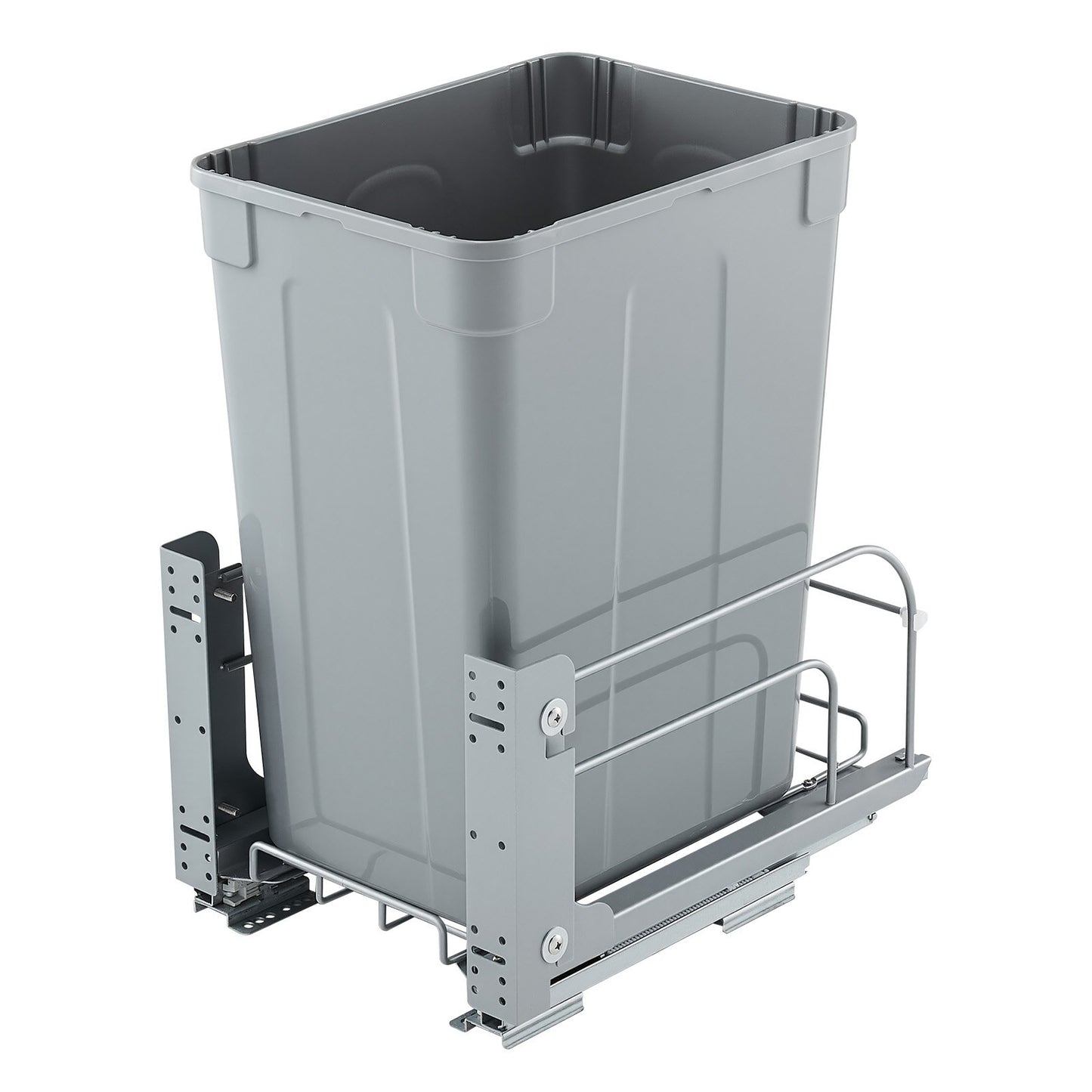 Pullout Trash Can for Kitchen Cabinets, Garbage Waste Recycling Bin, Under Mount Waste Container, with Heavy V952-CFLJTDTDTHSYKL1U7V0