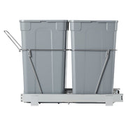 Pullout Trash Can for Kitchen Cabinets,Double Under Sink Garbage Waste Recycling Bin, Under Mount Waste V952-CFLJTDTHSST5OB5S2V0