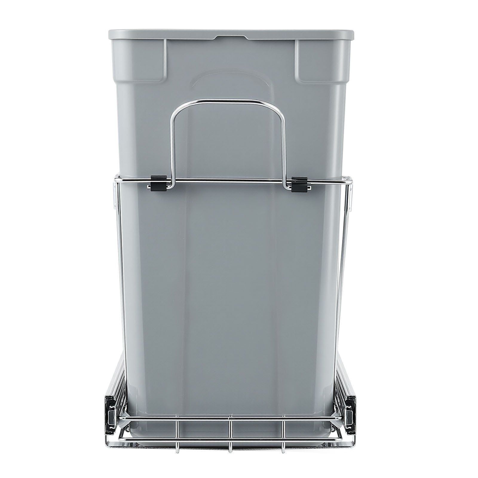 Pullout Trash Can for Kitchen Cabinets,Double Under Sink Garbage Waste Recycling Bin, Under Mount Waste V952-CFLJTDTHSST5OB5S2V0