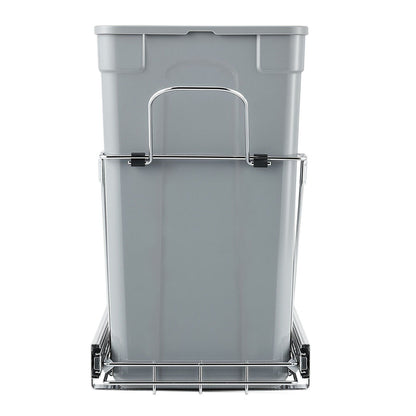 Pullout Trash Can for Kitchen Cabinets,Double Under Sink Garbage Waste Recycling Bin, Under Mount Waste V952-CFLJTDTHSST5OB5S2V0