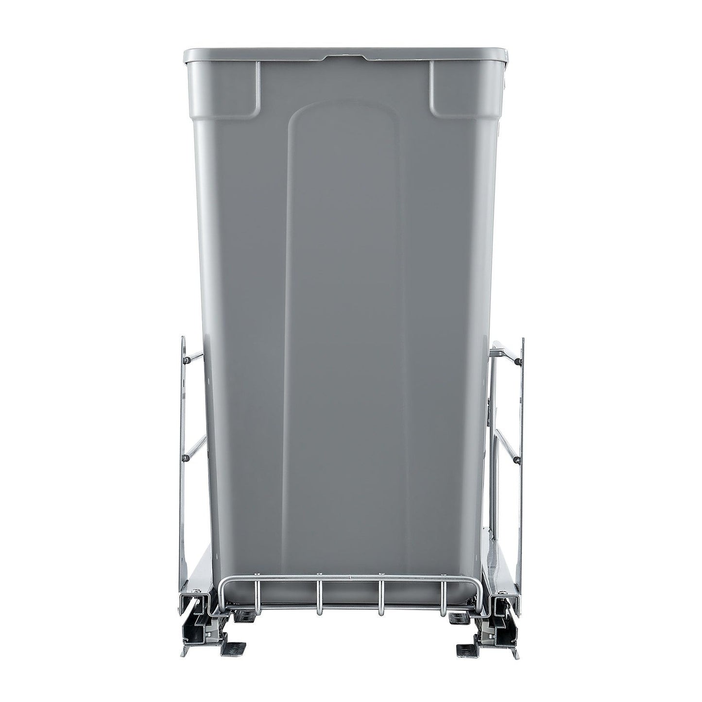 Pull-Out Trash Can, 27 QT x2 Double Under Mount Kitchen Waste Container, Heavy Duty Garbage Recycling Bin V952-CFLJTDTHSST5PSCNSV0